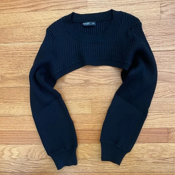 NWOT Shein two piece ribbed cropped sweater with tank, 0XL (12) - Picture 7 of 12